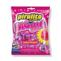 Pirulito chiclete Big Big tutti fruti