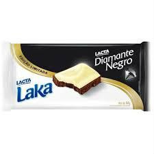 Chocolate meio a meio Diamante e Laka Lacta 80g