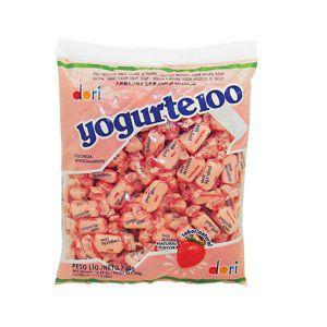 Bala mastigável yogurte original Dori 700g.