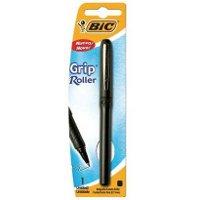 Caneta grip roller preta Bic