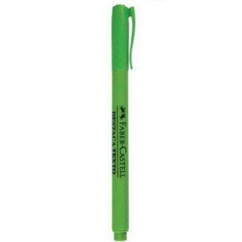Caneta marca texto verde Faber Castell