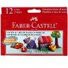 Massa de modelar a base de cera 12 cores Faber Castell.