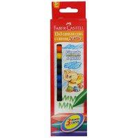 Giz de cera curto 15 cores Faber Castell