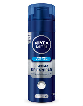 Espuma para barbear original Nivea 200ml