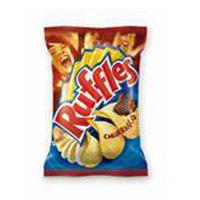 Batata Ruffles churrasco Elma Chips 75g.