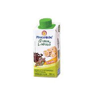 Bebida lactea quinoa e linhaça sabor banana Piracanjuba 200ml.