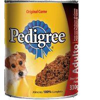 Ração patê Pedigree carne original lata 290 gr.