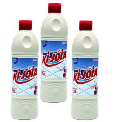 Cera incolor Ki-Jóia 750ml (pacote c/ 3 unid.) 