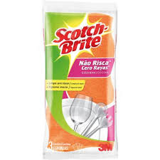 Esponja não risca Scotch Brite 3 x 1