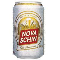 Cerveja Nova Schin lata 350ml.