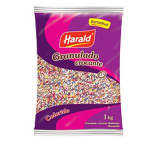 Chocolate granulado crocante colorido confeiteiro Melken Harald 400g