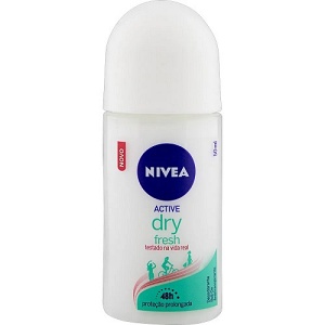 Desodorante roll on Active Dry Fresh Nivea 50ml. por R$ 11.77