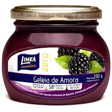 Geléia de amora zero açúcar Linea 230g.