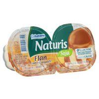 Flan Naturis soja caramelo zero lactose Batavo 200g.