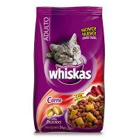 Ração para gatos Whiskas carne 2,7kg.