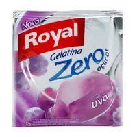 Gelatina Royal uva zero açucar 12g.