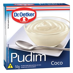 Pudim de coco Dr. Oetker 50g.