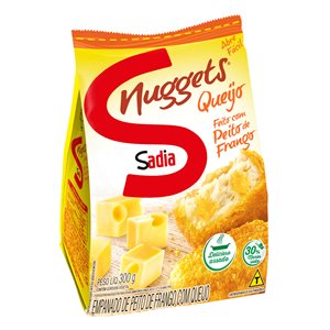 Nuggets de frango com queijo  Sadia 300g.