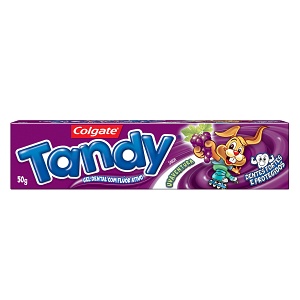 Creme dental Tandy sabor uva 50g