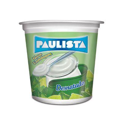 Iogurte Paulista desnatado natural 170g.