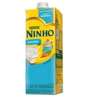 Leite semi desnatado Ninho Levinho Nestlé 1lt.