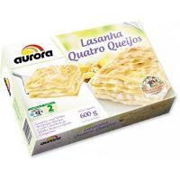 Lasanha quatro queijos Aurora 600g.