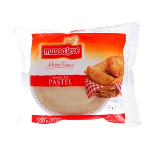 Massa fresca de pastel cumbuca Massa Leve (pequena) 500 gr.