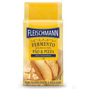 Fermento biológico seco instantâneo Fleischmann 125g