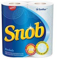 Papel toalha Decorado Snob 02 rolos 22x20 cm