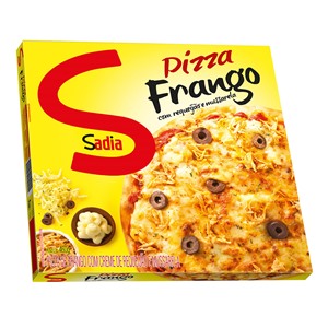 Pizza frango com requeijão e mussarela Sadia 460g.