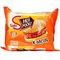 Sanduíche pronto Sadia Hot pocket X-bacon 145g.