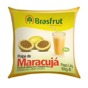 Polpa de maracujá Brasfrut 100 gr.