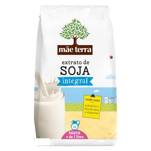 Extrato de soja integral orgânico Mãe Terra 500g