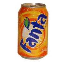 Fanta Laranja lata 350ml.