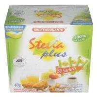 Adoçante Stevia Plus Sachê 50x08 gr.