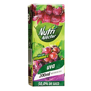 Suco pronto de uva Nutri Néctar 200ml. Suco pronto de uva Nutri Néctar 200ml.