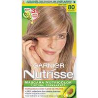 Tinta para cabelo Garnier Nutrisse louro claro numero 80