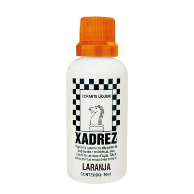 Corante líquido laranja - Xadrez