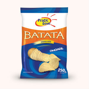 Batata ondulada natural Pratic Leve 45g