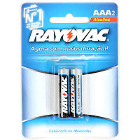 Pilha alcalina pequena AA Rayovac 2x1