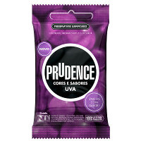 Preservativo Prudence Uva  3 X 1