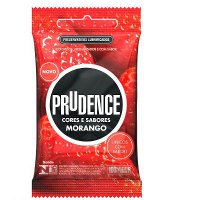 Preservativo Prudence Morango  3 X 1