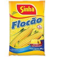 Farinha de milho flocada Flocão Sinhá 500g.