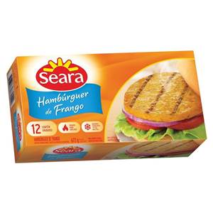 Hamburguer de frango Seara 672g.