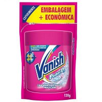 Vanish em pó poder O2 rosa 120g. 