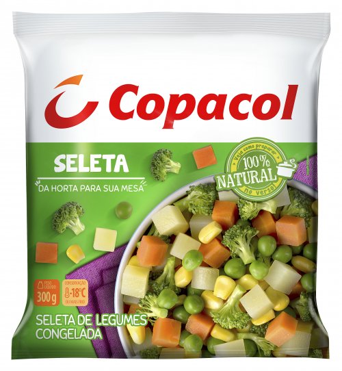 Seleta de legumes congelada Copacol 300g