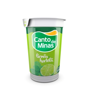 Iogurte Canto de Minas limão e hortelã 180g.