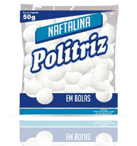 Naftalina em bolas Politriz 50g.