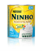 Leite em pó  Ninho integral Nestlé 400g.