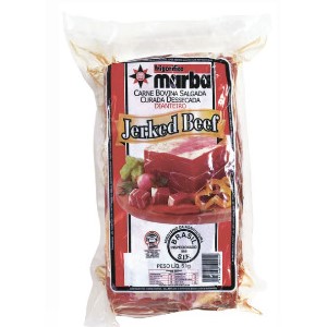 Carne bovina dianteira salgada, curada e dessecada Jerked Beef 500g